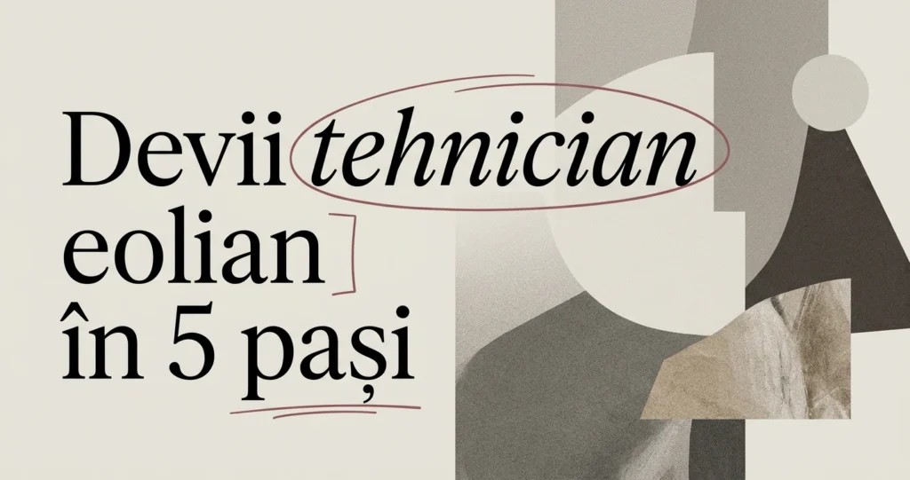 Cum devii tehnician eolian: pașii de la zero la angajare