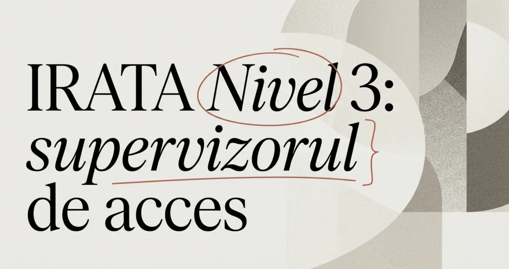 IRATA Nivel 3: rolul supervizorului de acces pe coardă